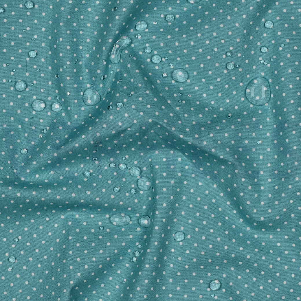COATED KATOEN KLEINE STIPPEN OUDGROEN #7
