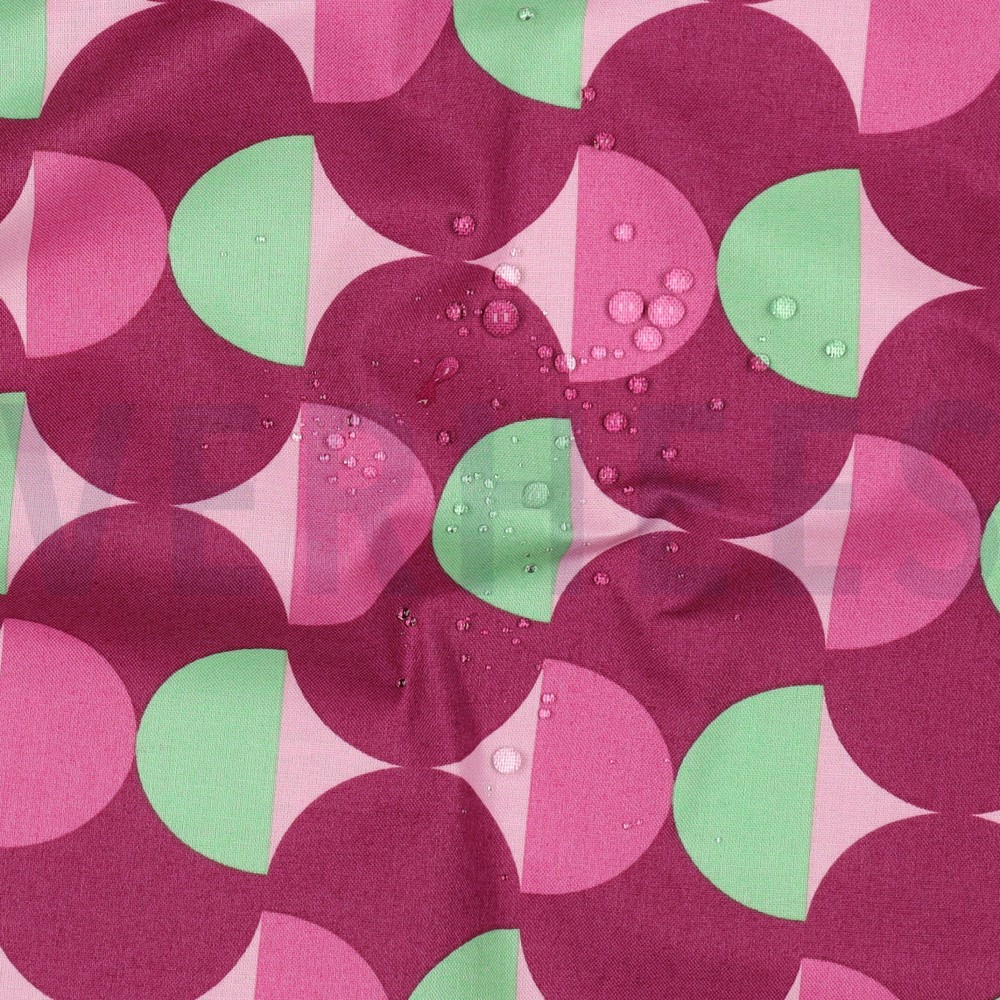 COTON ENDUIT GRAPHIQUE BORDEAUX #7