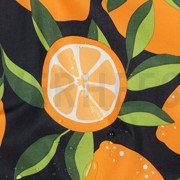 BESCHICHTETE BAUMWOLLE ZITRONEN MARINEBLAU (thumbnail) #2