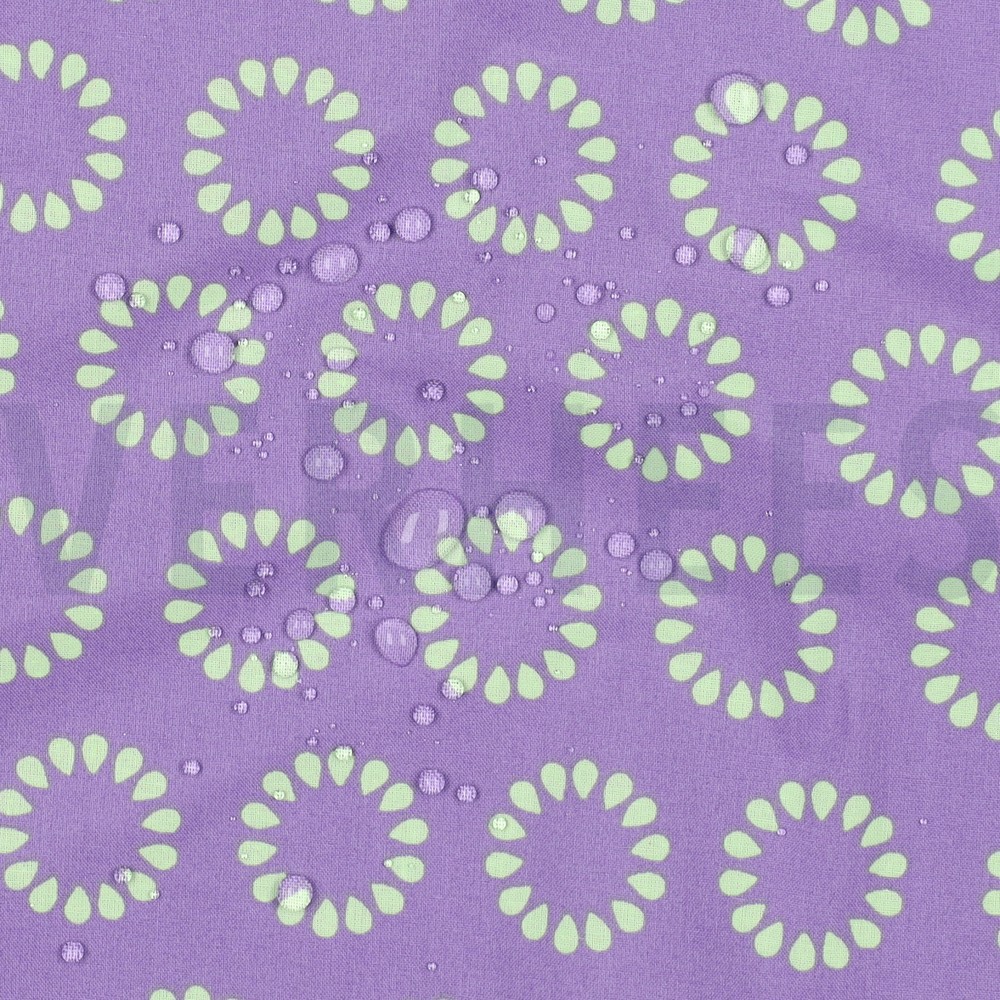COATED COTTON CIRCLES LAVENDER #7