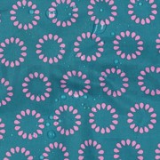 BESCHICHTETE BAUMWOLLE KREISE PETROL (thumbnail) #2