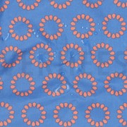 BESCHICHTETE BAUMWOLLE KREISE HELLBLAU (thumbnail) #2