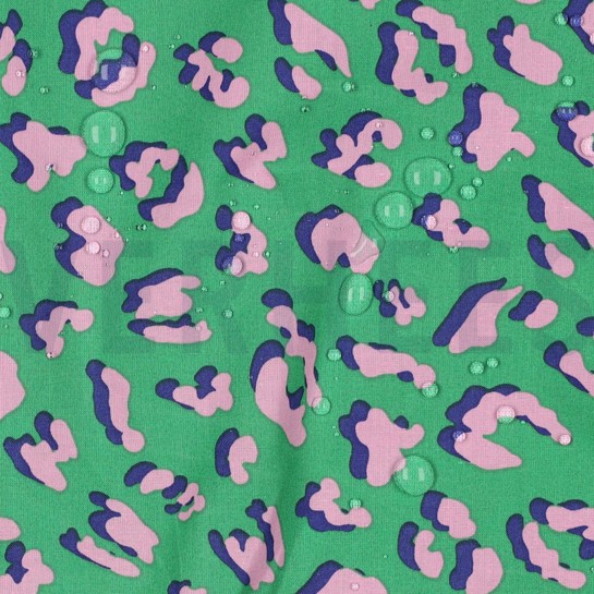 BESCHICHTETE BAUMWOLLE TIERHAUT GRÜN #7