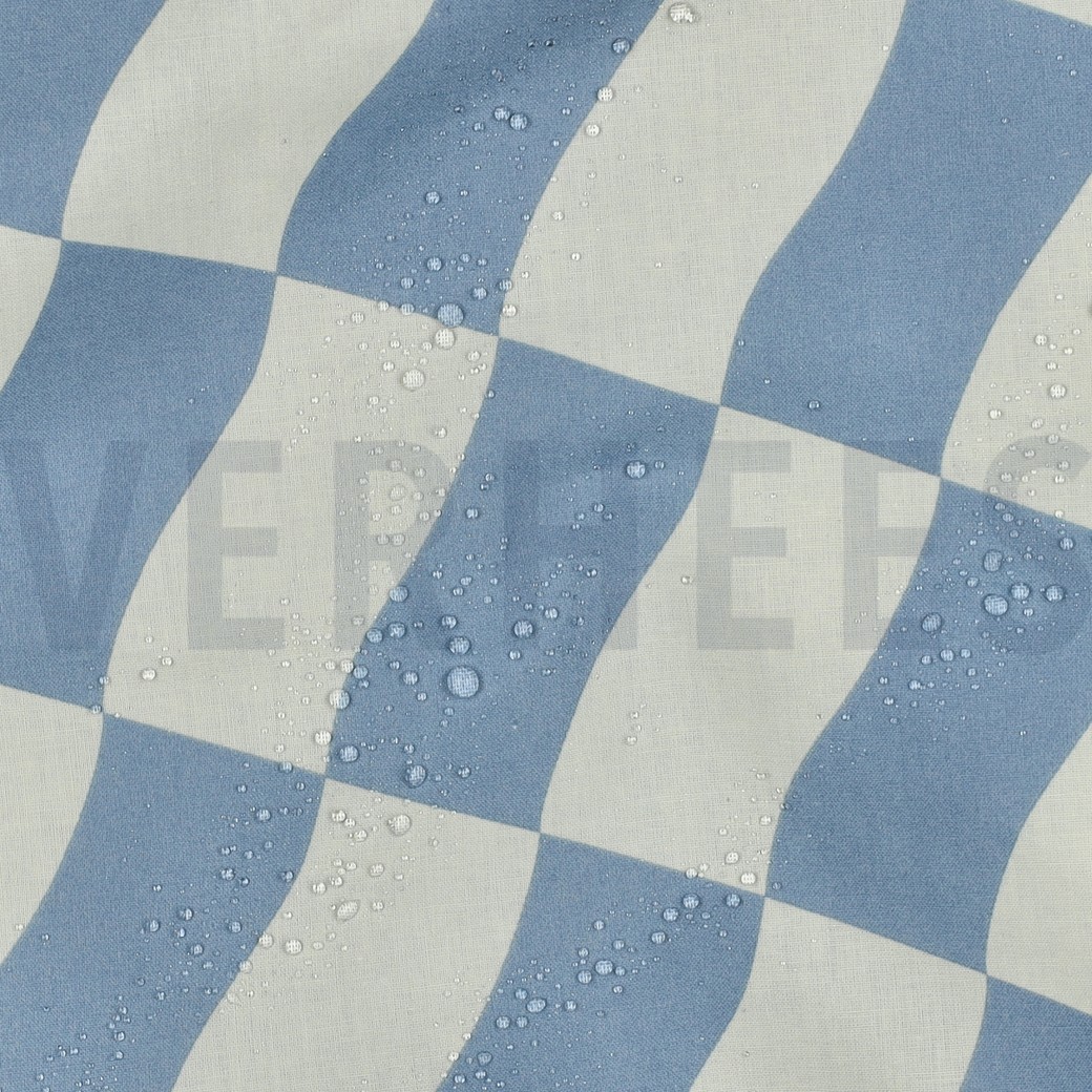 COATED KATOEN RUITEN BLAUW #7