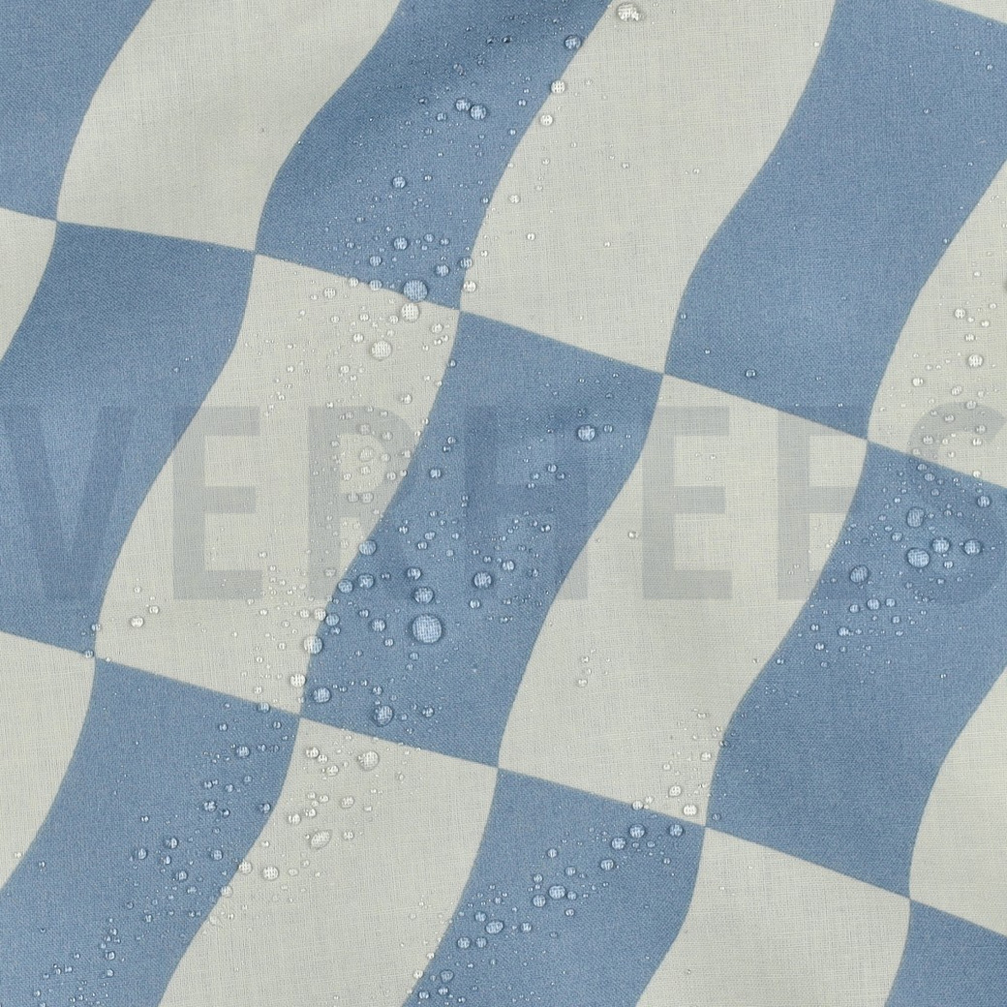 COTON ENDUIT CARREAUX BLEU (high resolution) #2