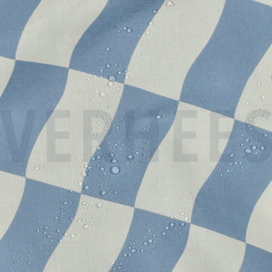 COTON ENDUIT CARREAUX BLEU #7