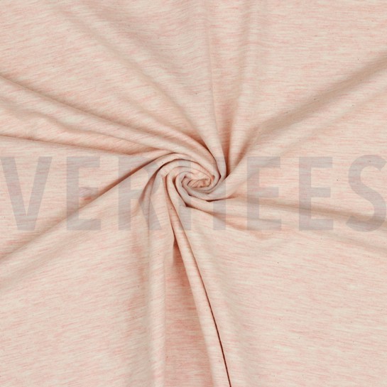 FRENCH TERRY ROSE POUDRÉ CHINÉ #7