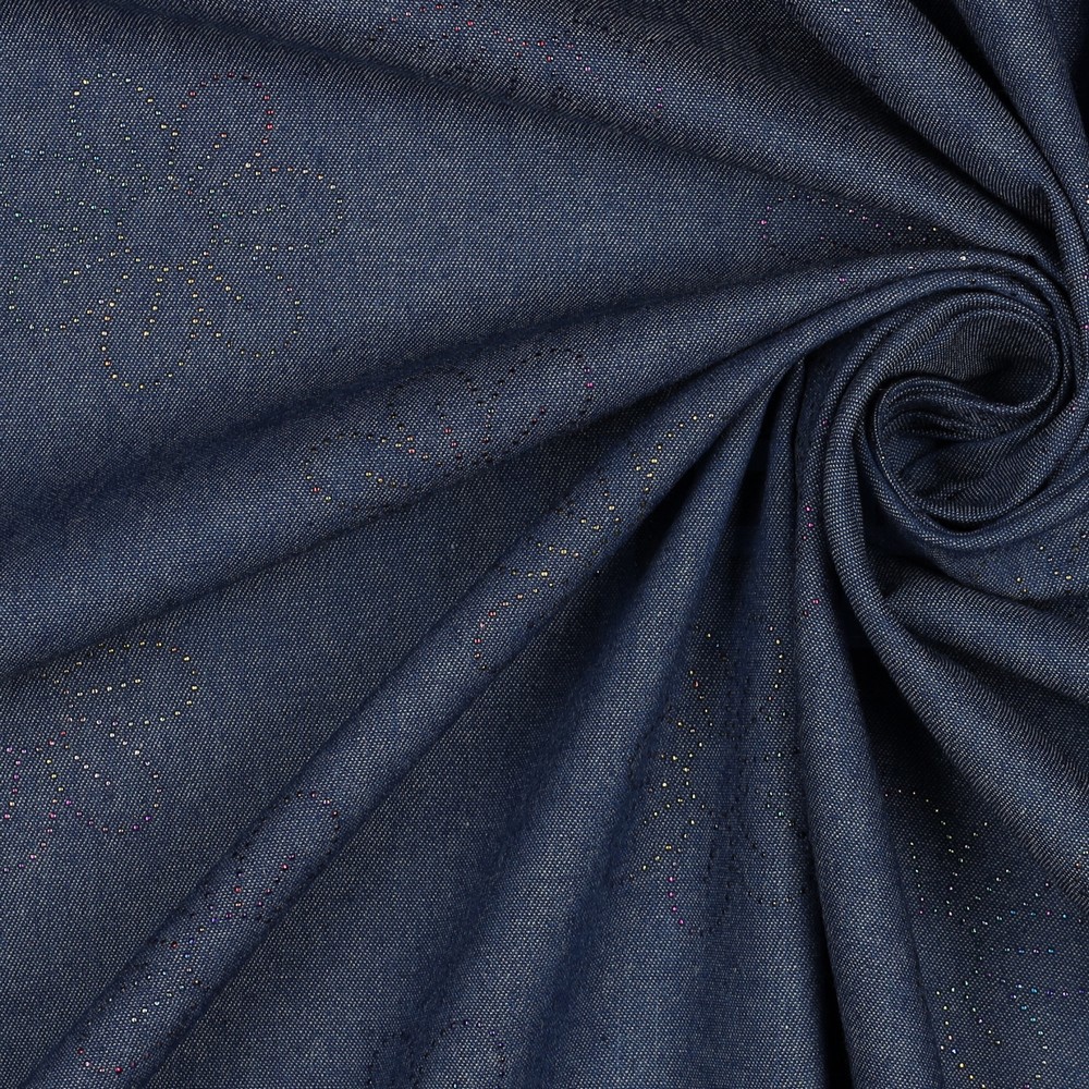 JEANS FOLIE BLOEMEN JEANSBLAUW #7