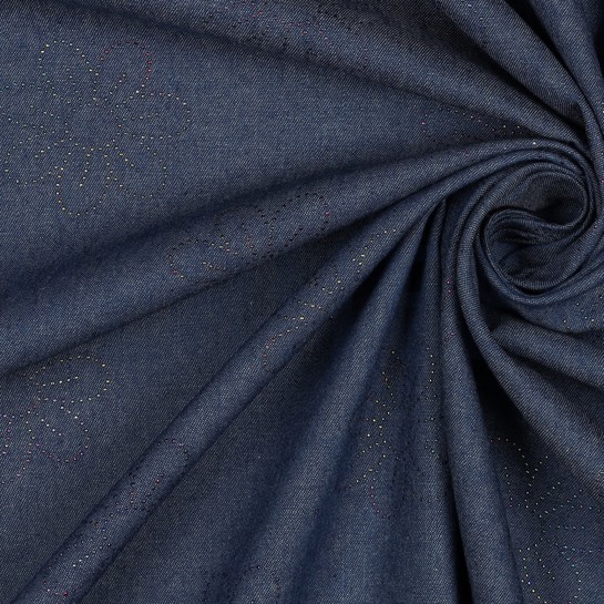 JEANS FOLIE BLOEMEN JEANSBLAUW #7