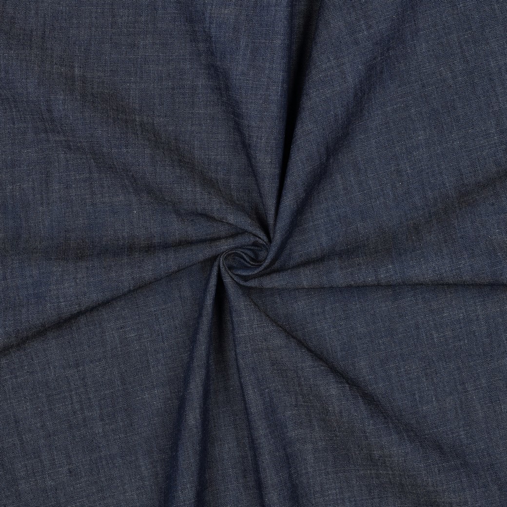 DENIM SLUB INDIGO DARK BLUE #7