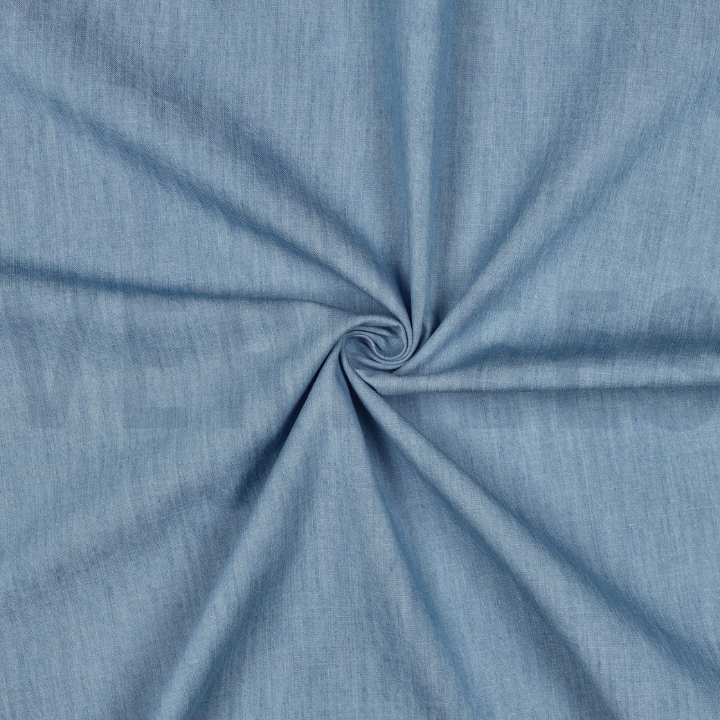 DENIM SLUB BLEU CLAIR INDIGO #7