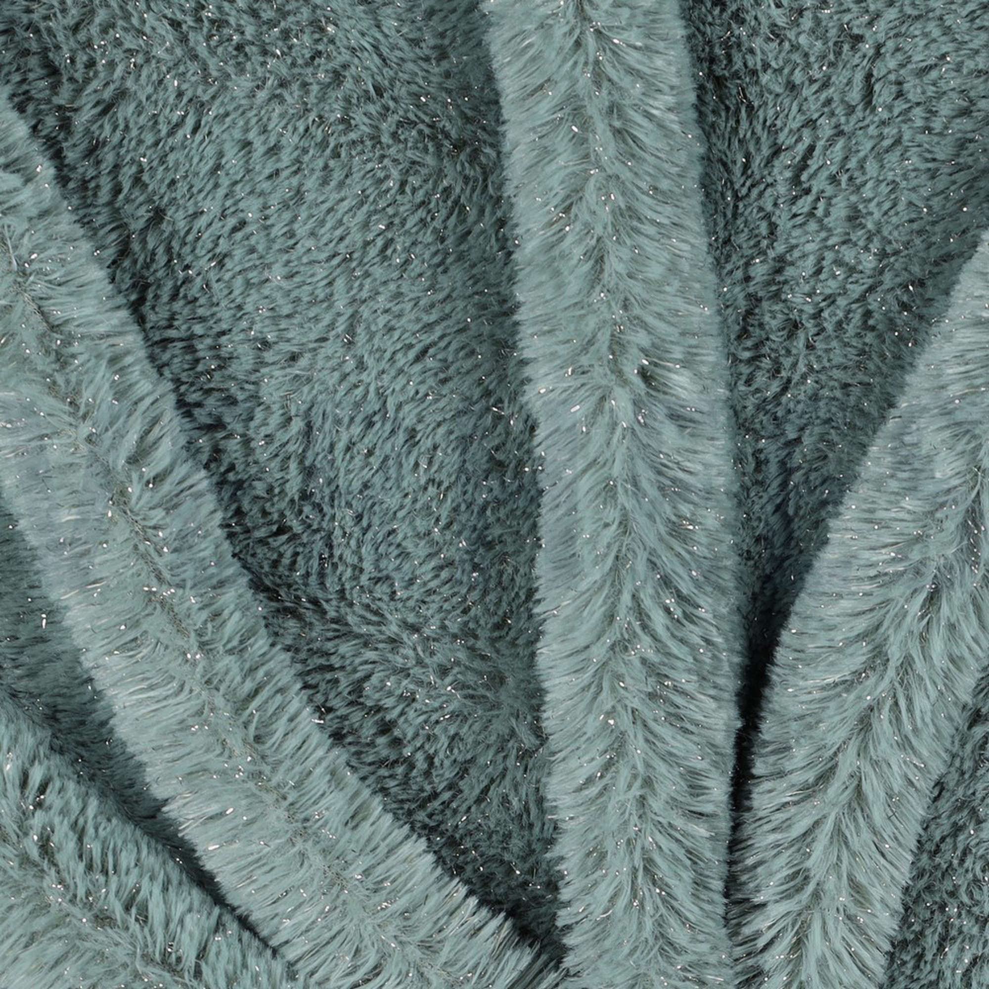 KUNSTPELZ MIT SILBER LUREX ALTGRÜN (high resolution) #3