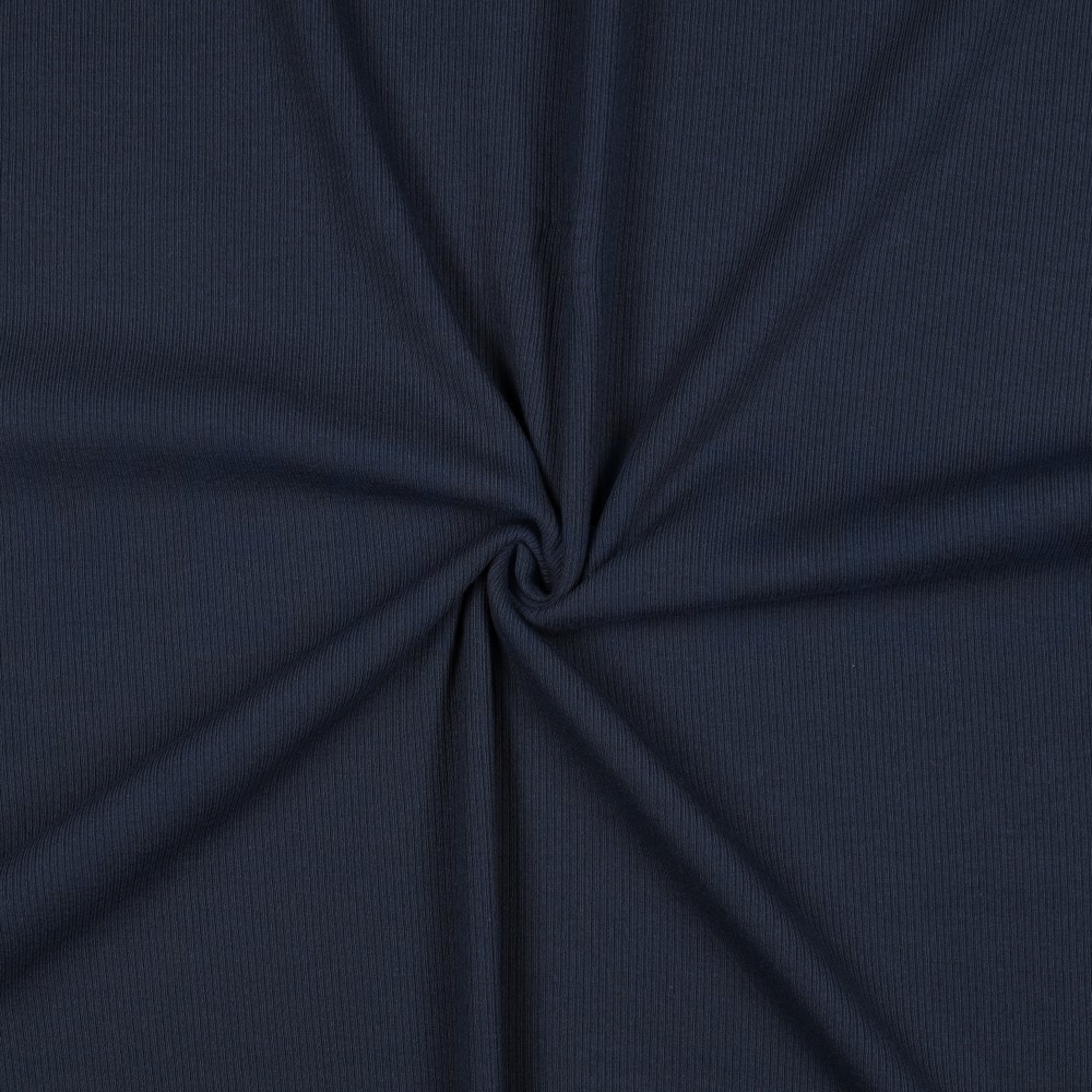 RIB JERSEY MARINEBLAUW #7