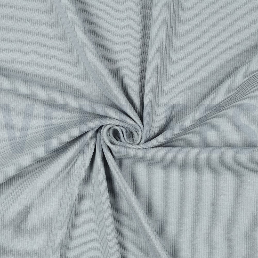 RIB JERSEY LICHT TURKOISE #7