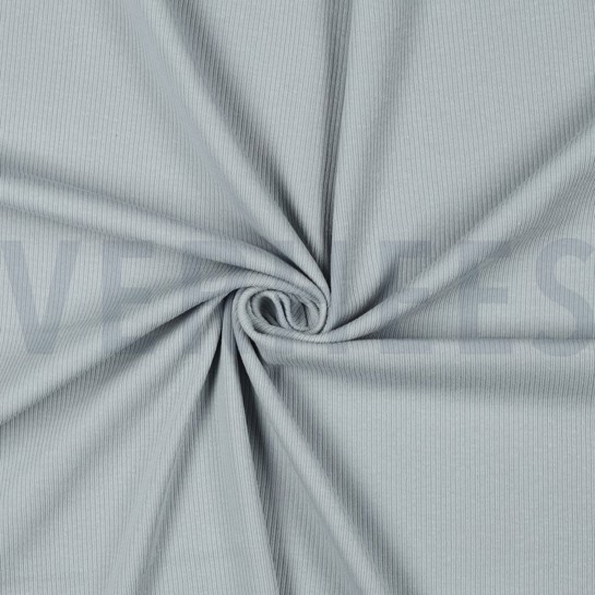 RIB JERSEY LICHT TURKOISE #7