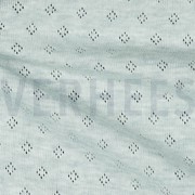 FEINSTRICKJERSEY AJOUR GRÜN MELIERT (thumbnail) #3