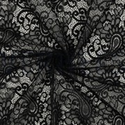 LACE TWO-SIDE SCALLOP BLACK (thumbnail) #3