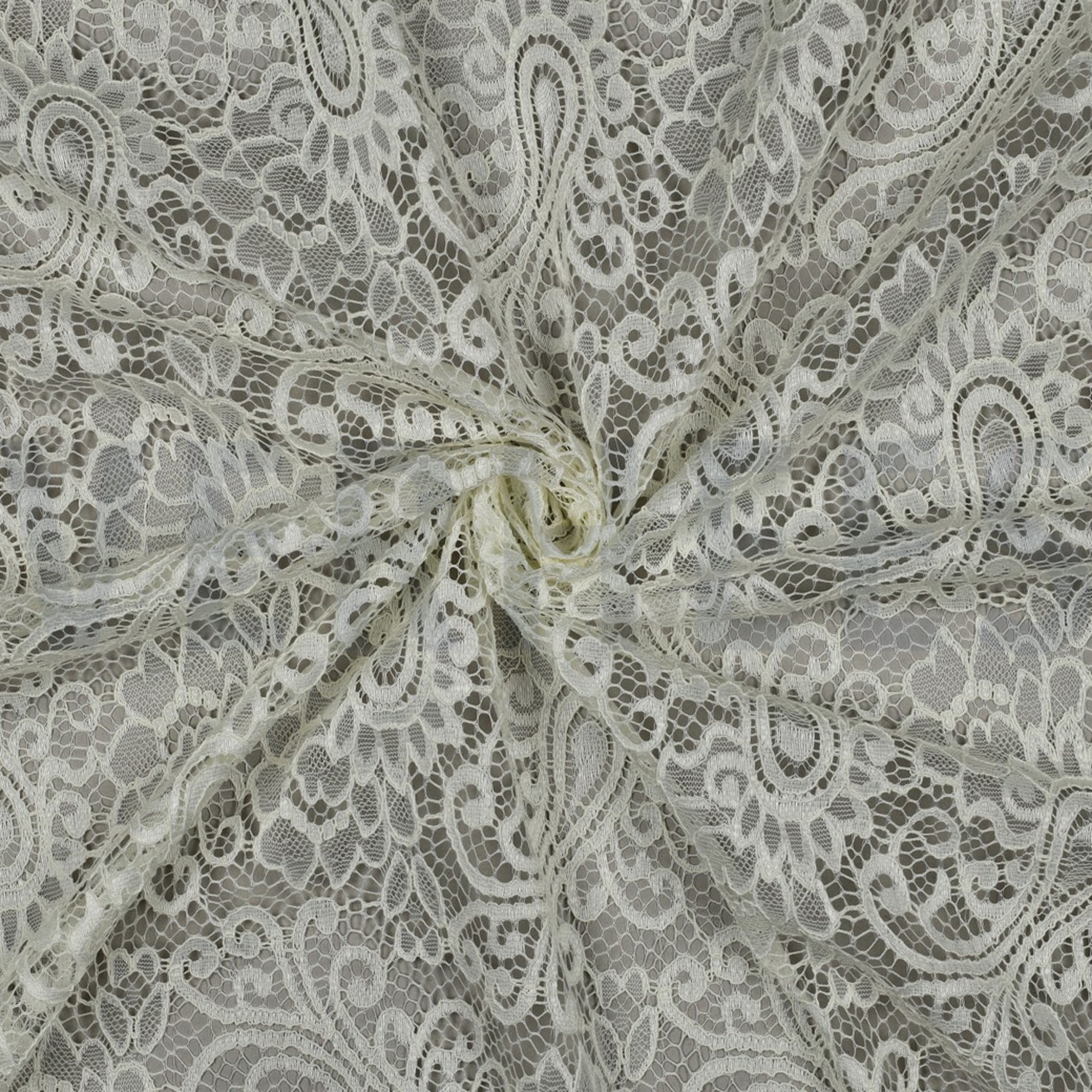 LACE TWO-SIDE SCALLOP OFF WHITE (high resolution) #3