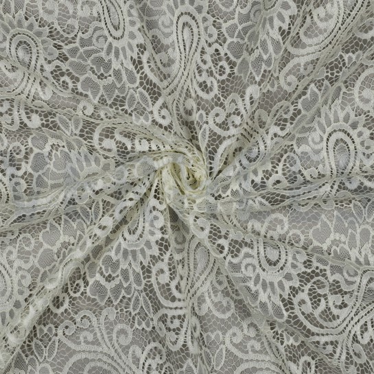LACE TWO-SIDE SCALLOP OFF WHITE #7