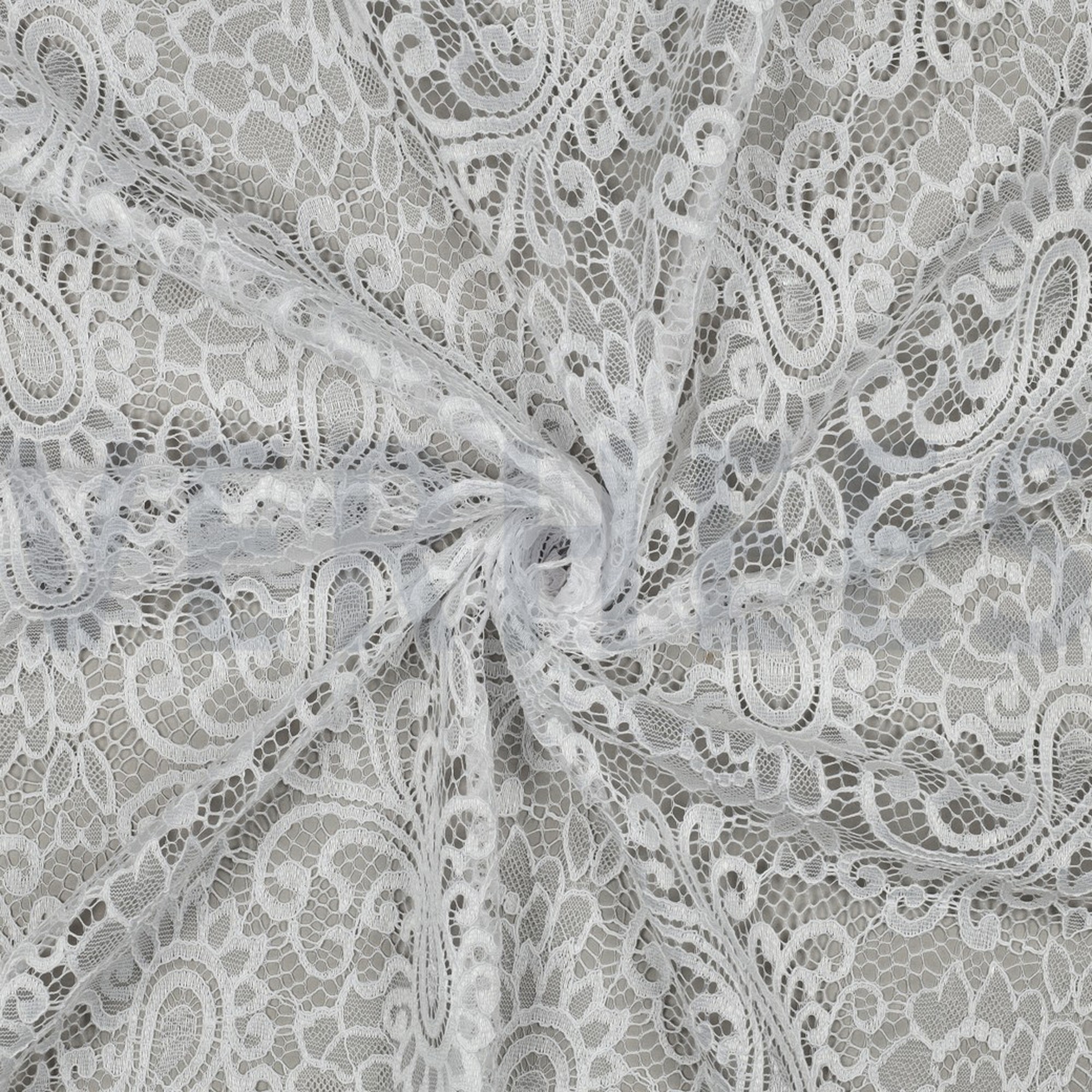 LACE TWO-SIDE SCALLOP WHITE (high resolution) #3