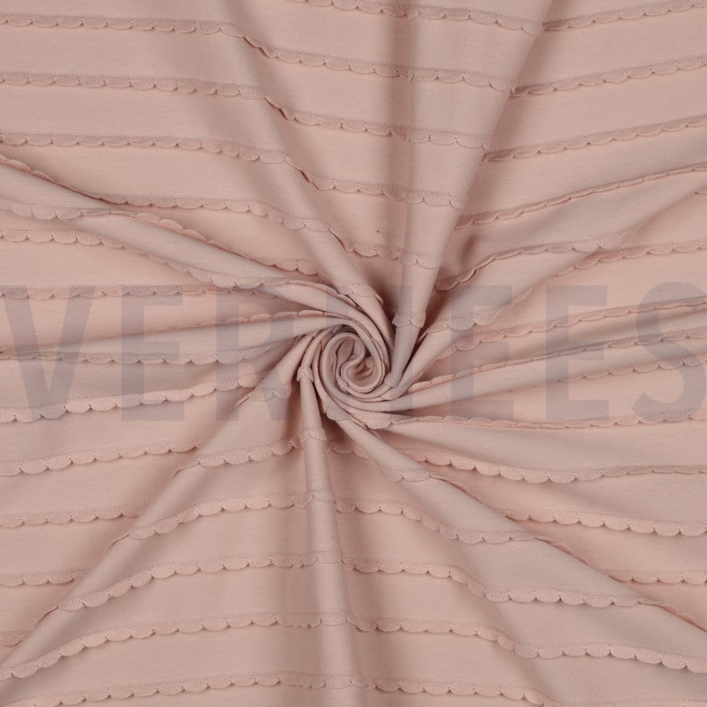 JERSEY RUFFLES POWDER PINK #7