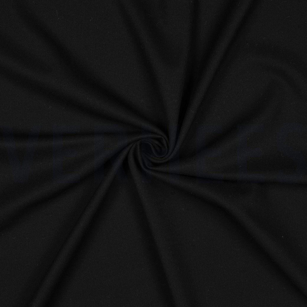 VISKOSE GABARDINE ANGERAUT STRETCH SCHWARZ #7