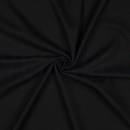 VISKOSE GABARDINE ANGERAUT STRETCH SCHWARZ #7