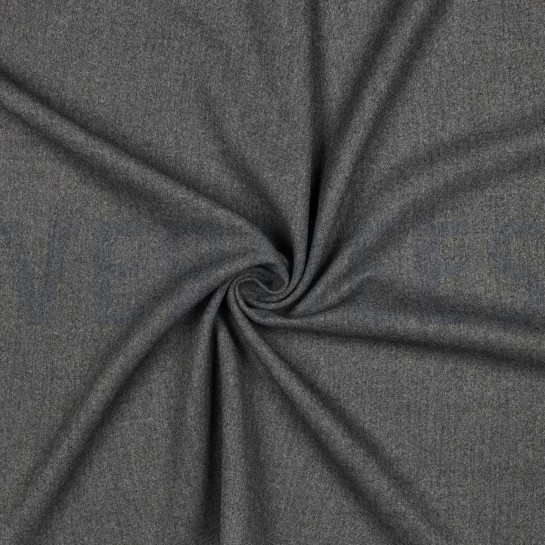 VISKOSE GABARDINE ANGERAUT STRETCH GRAU MELIERT #7