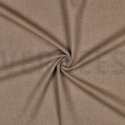 VISKOSE GABARDINE ANGERAUT STRETCH SAND MELIERT (thumbnail) #3