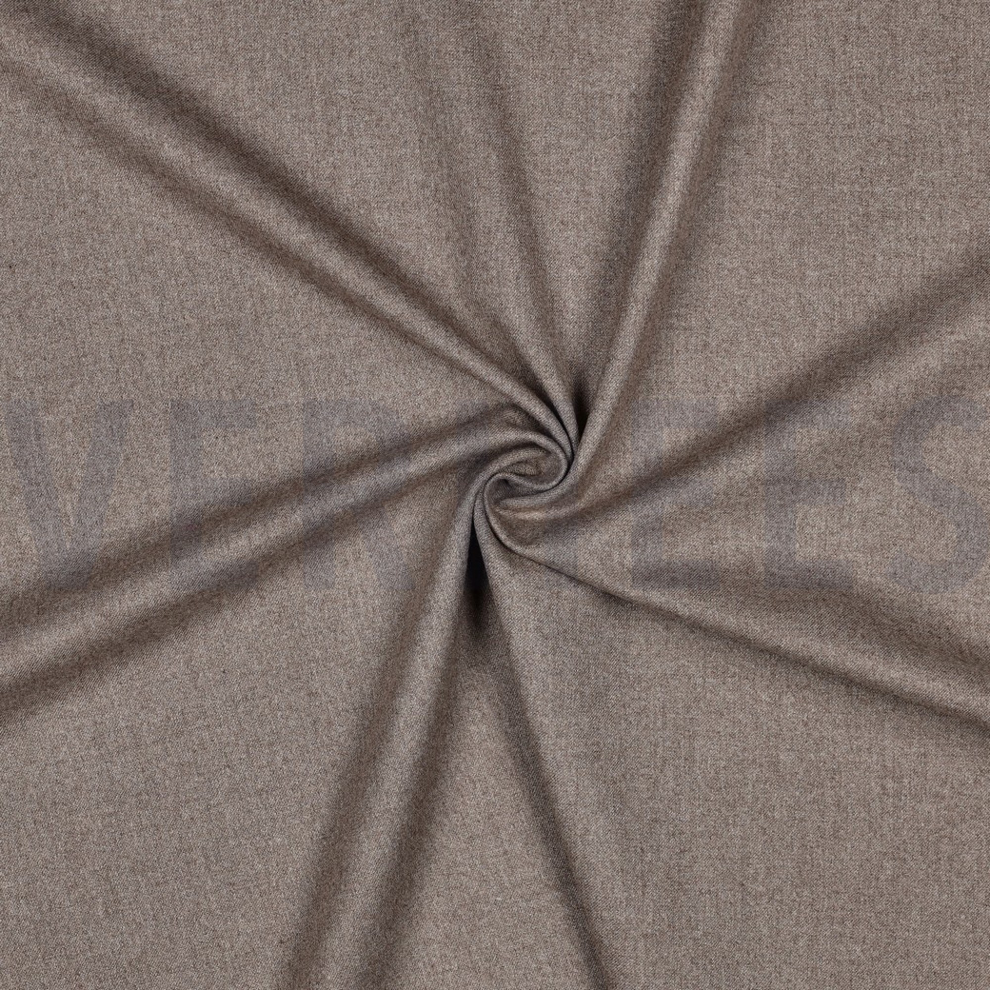 VISKOSE GABARDINE ANGERAUT STRETCH TAUPE MELIERT (high resolution) #3
