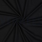 BAUMWOLL JERSEY INTERLOCK GOTS SCHWARZ (thumbnail) #3