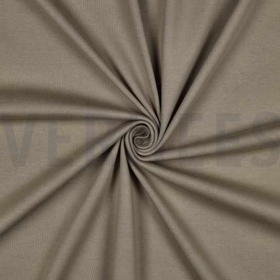 BAUMWOLL JERSEY INTERLOCK GOTS SAND #7