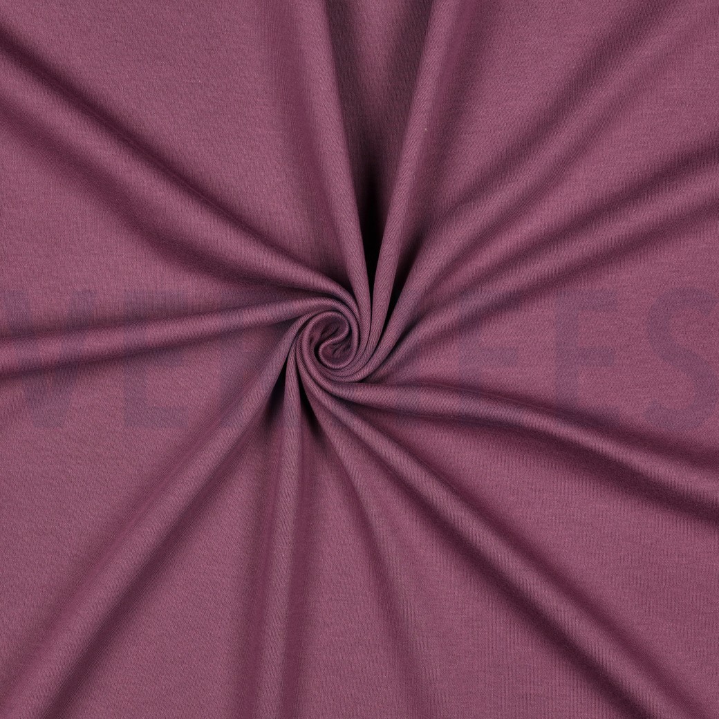 KATOENEN INTERLOCK JERSEY GOTS AUBERGINE #7