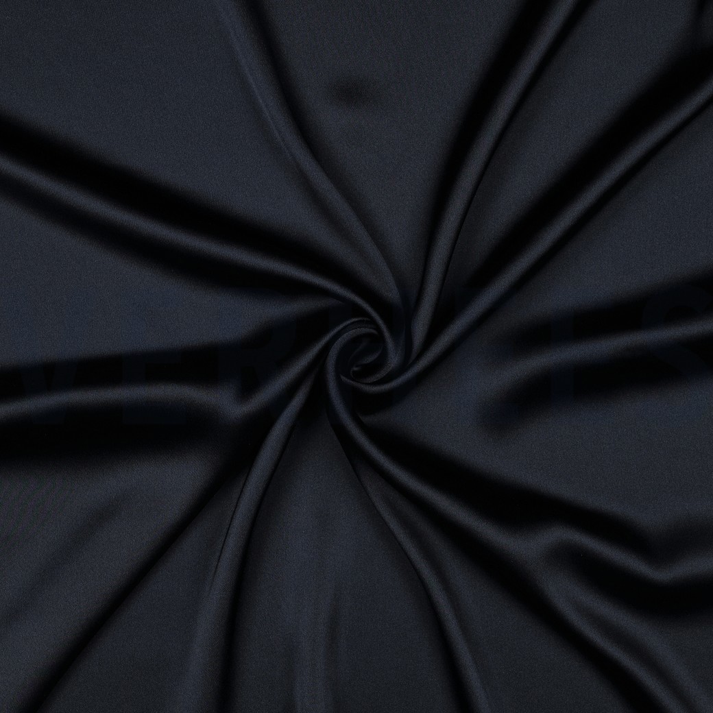 SATIN STRETCH MARINEBLAU #7