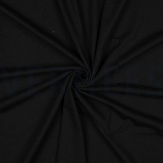 JERSEY 100% BAUMWOLLE GOTS SCHWARZ #7