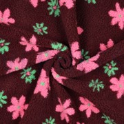 TEDDY JACQUARD BLUMEN BORDEAUXROT (thumbnail) #3