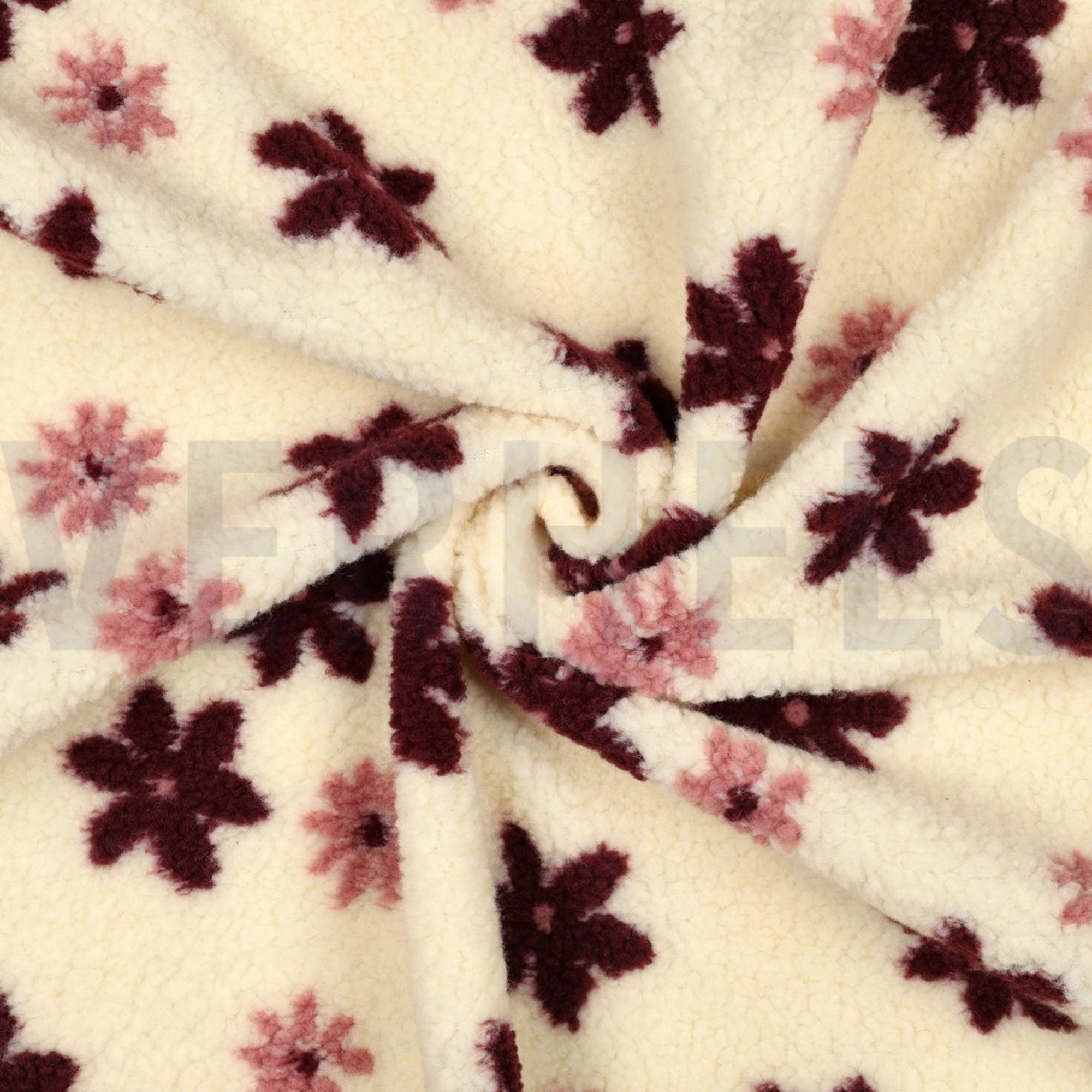 TEDDY JACQUARD BLUMEN GEBROCHEN WEISS (high resolution) #3