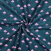 FEINCORD BLUMEN PETROL (thumbnail) #3
