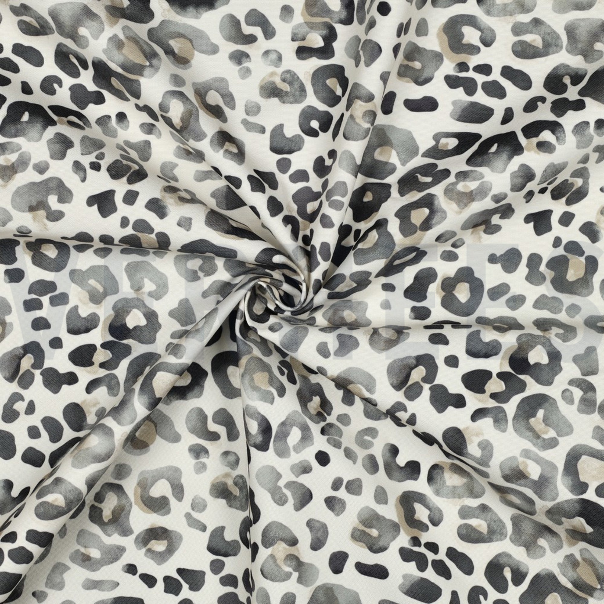 TABLECLOTH DIGITAL WATER REPELLENT ANIMAL SKIN OFF WHITE (high resolution) #3