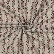 TOILE DÉCORATION LIN LOOK DIGITAL NOËL NATUREL (thumbnail) #3