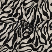 TOILE DÉCORATION LIN LOOK PEAU D’ANIMAL NOIR (thumbnail) #3