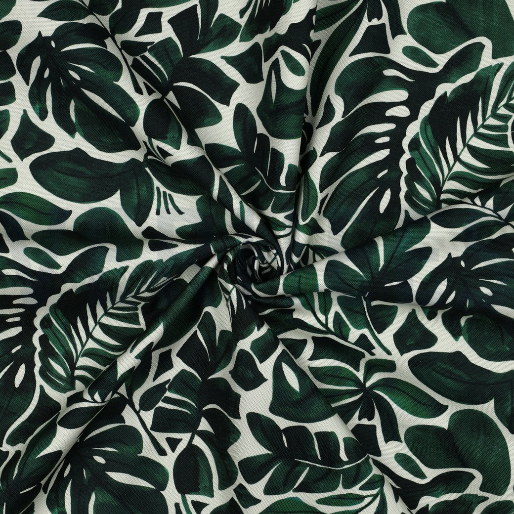 TOILE DÉCORATION DIGITAL FEUILLES VERT #7