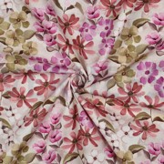 TOILE DÉCORATION FLEURS ROSE (thumbnail) #3