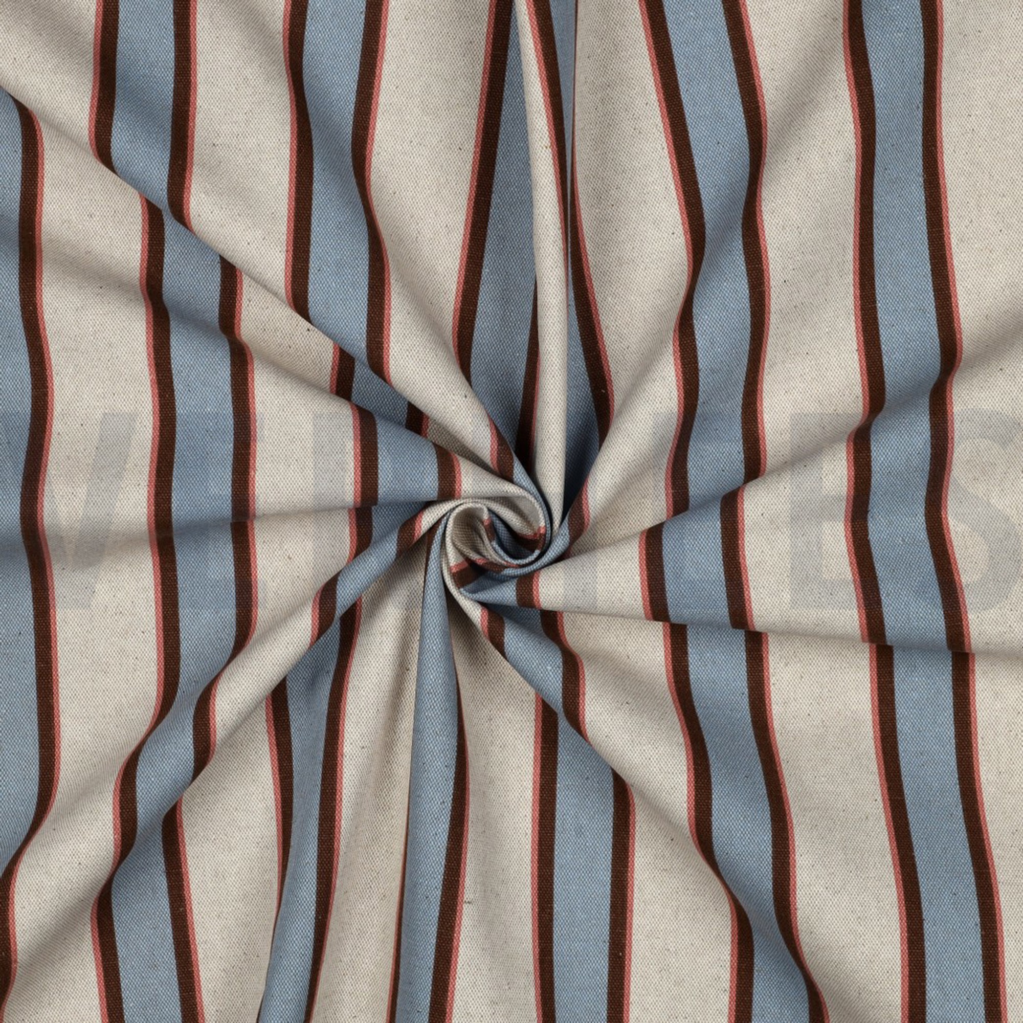 CANVAS LINEN LOOK STRIPES LIGHT BLUE (high resolution) #3