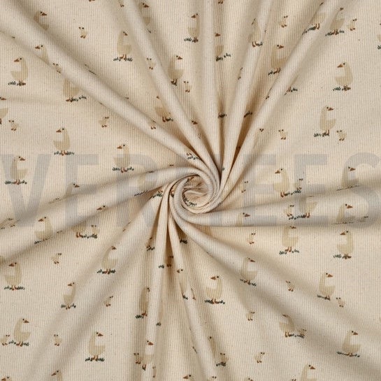 RIB JERSEY GOTS NATUREL EENDEN NATUREL #7