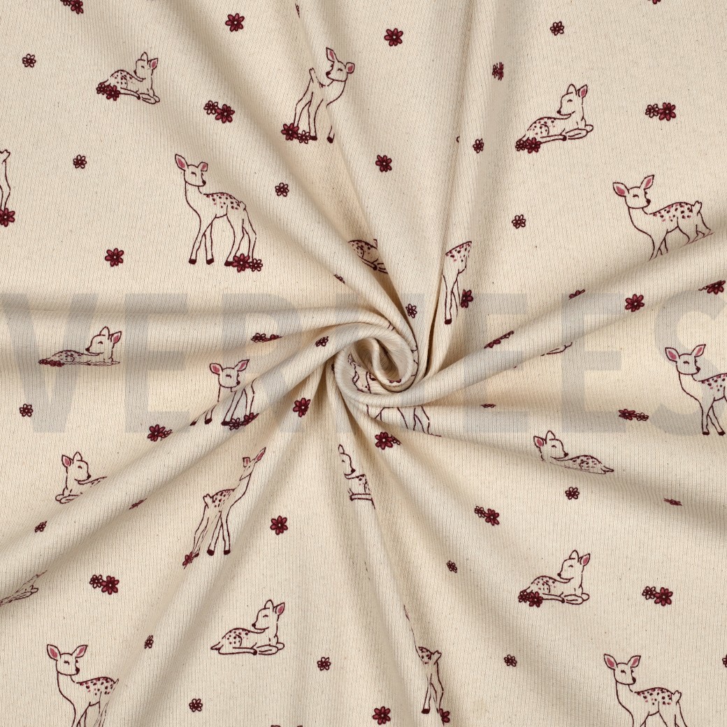 RIPPJERSEY GOTS NATUR HIRSCHE NATUR #7