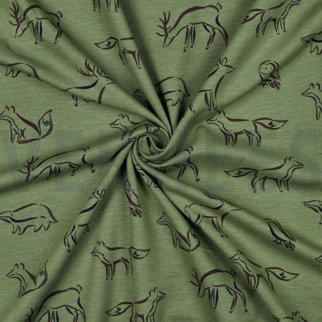 SOFT SWEAT BOSDIEREN GROEN #7