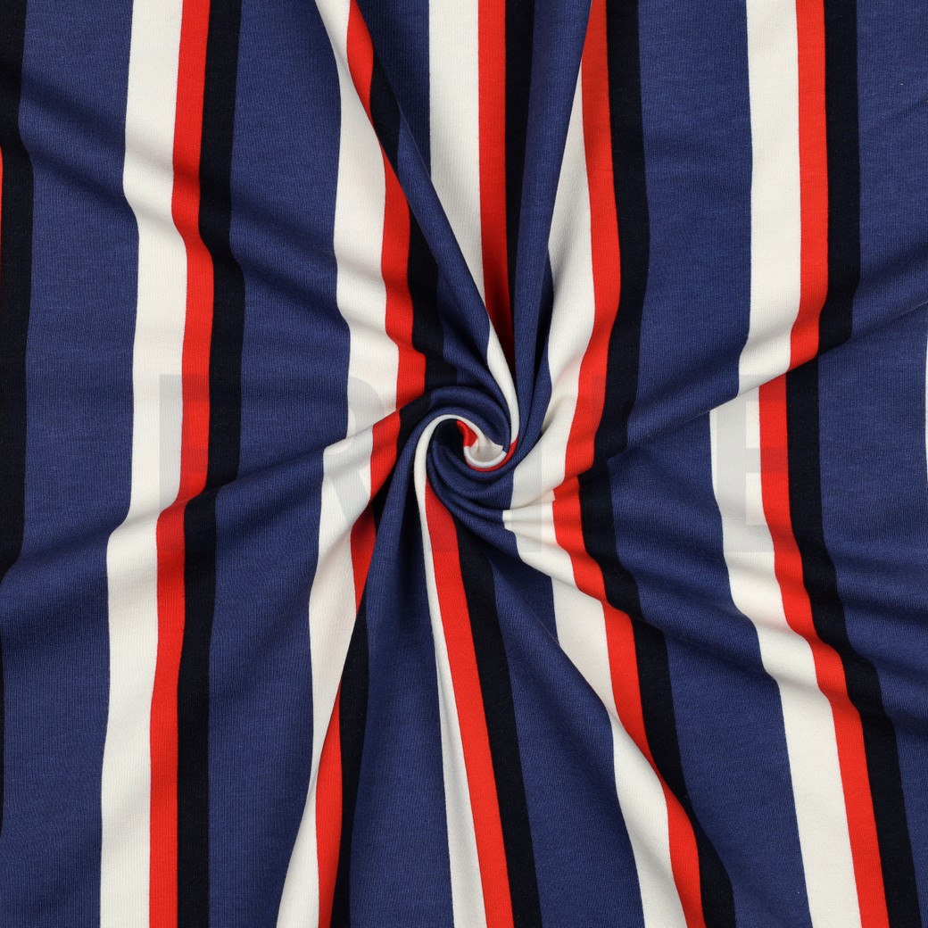 SOFT SWEAT RAYURES BLEU MARINE #7