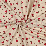 SWEAT NATURALS HERZEN NATUR/FUCHSIA (thumbnail) #3