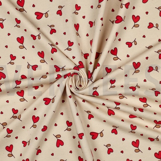 SWEAT NATURALS HERZEN NATUR/FUCHSIA #7